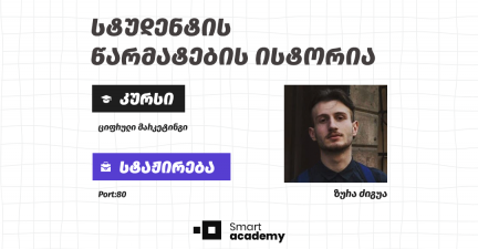 ციფრული მარკეტინგი ინოვაციებით აღსავსე და მუდამ განვითარებადი სფეროა - ზურა ძიგუას წარმატების ისტორია